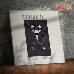 hot Scorpio Graphic Canvas birthday zodiac sign presents for horoscope and astrology lovers – SCORPIO0022