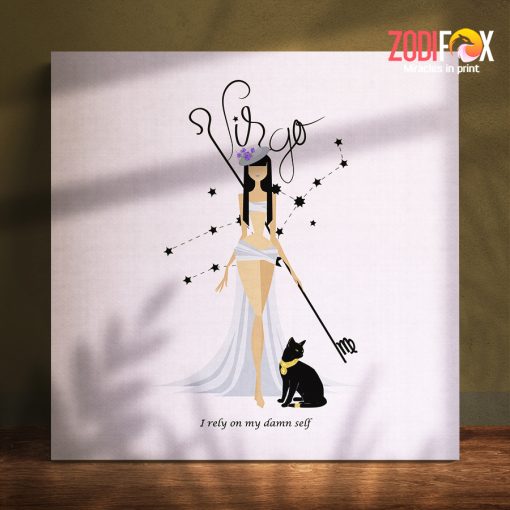 wonderful Virgo Queen Canvas birthday zodiac sign presents for horoscope and astrology lovers – VIRGO0022