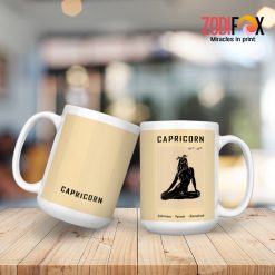 interested Capricorn Boho Mug zodiac gifts for astrology lovers a– CAPRICORN-M0022