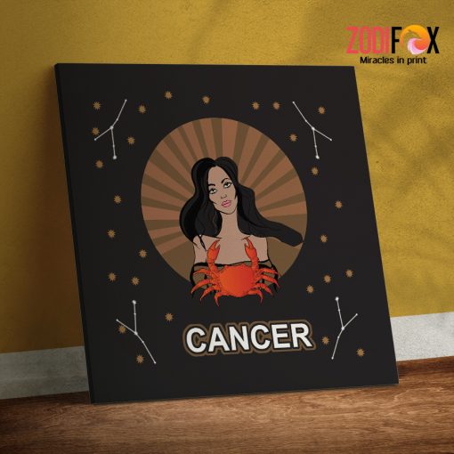 pretty Cancer Lady Canvas gifts according to zodiac signs– CANCER0023