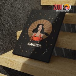 pretty Cancer Lady Canvas zodiac birthday gifts– CANCER0023