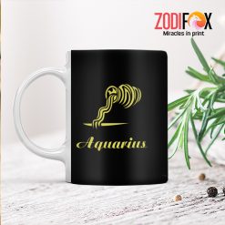 cool Aquarius Gold Mug zodiac related gifts – AQUARIUS-M0023