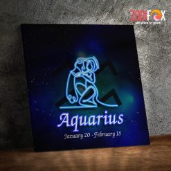 novelty Aquarius Universe Canvas birthday zodiac presents for astrology lovers– AQUARIUS0024