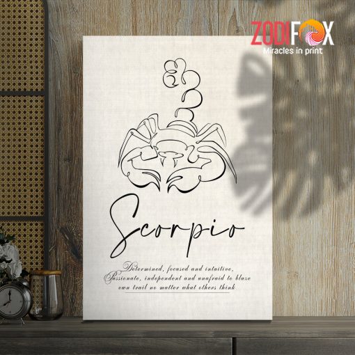 amazing Scorpio Focused Canvas astrology horoscope zodiac gifts – SCORPIO0024