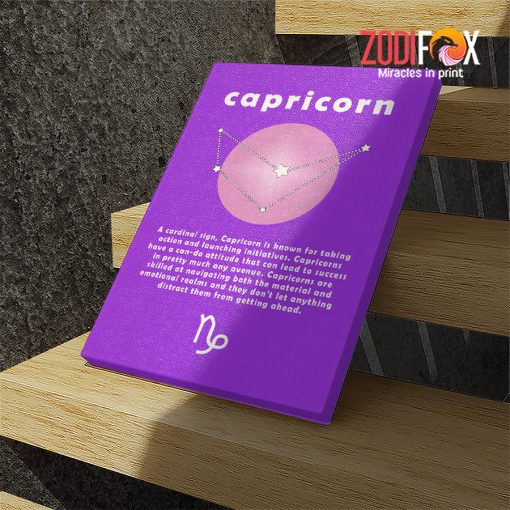 personalised Capricorn Action Canvas birthday zodiac gifts for astrology lovers – CAPRICORN0024