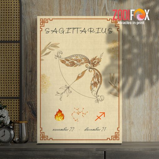 lovely Sagittarrius Zodiac Canvas zodiac sign gifts for astrology lovers – SAGITTARIUS0024