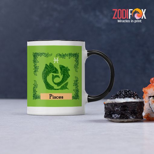 thoughtful Pisces Natural Mug zodiac lover gifts – PISCES-M0024