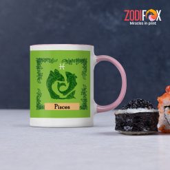 pretty Pisces Natural Mug zodiac sign presents for horoscope lovers – PISCES-M0024