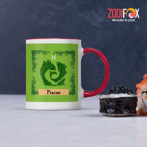 cool Pisces Natural Mug zodiac sign presents for horoscope and astrology lovers – PISCES-M0024