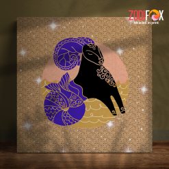 interested Capricorn Graphic Canvas zodiac presents for horoscope and astrology lovers– CAPRICORN0025