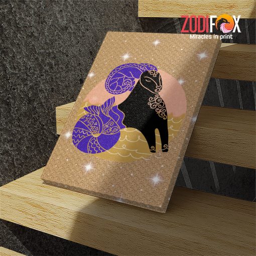 interested Capricorn Graphic Canvas birthday zodiac sign presents for horoscope and astrology lovers– CAPRICORN0025