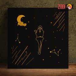 beautiful Cancer Moon Canvas zodiac related gifts– CANCER0026