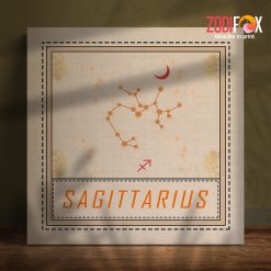 meaningful cool Sagittarrius Moon Canvas birthday zodiac gifts for horoscope and astrology lovers signs of the zodiac gifts – SAGITTARIUS0026
