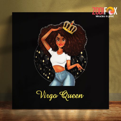 exciting Virgo Queen Canvas zodiac sign gifts for astrology lovers – VIRGO0026