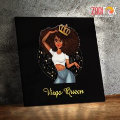 wonderful Virgo Queen Canvas zodiac gifts and collectibles – VIRGO0026