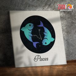 interested Pisces Modern Canvas gifts based on zodiac signs – PISCES0027