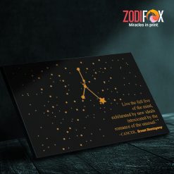 exciting Cancer Star Canvas zodiac sign presents for horoscope lovers– CANCER0027