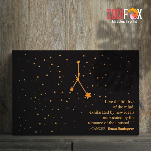 exciting Cancer Star Canvas gifts according to zodiac signs– CANCER0027
