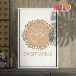 great Sagittarrius Earth Canvas birthday zodiac sign presents for astrology lovers – SAGITTARIUS0027