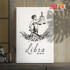 cute Libra Venus Canvas birthday zodiac sign gifts for astrology lovers – LIBRA0028