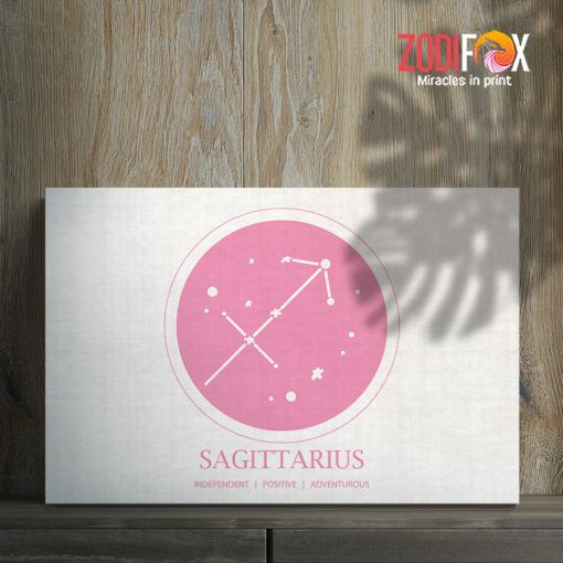 funny Sagittarrius Positive Canvas astrology horoscope zodiac gifts for boy and girl – SAGITTARIUS0028