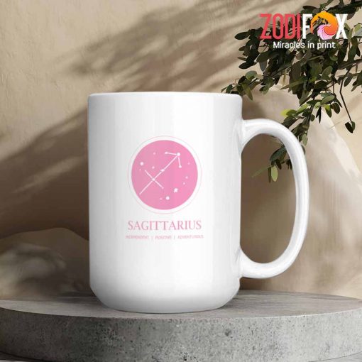 nice Sagittarius Pink Mug birthday zodiac sign gifts for horoscope and astrology lovers – SAGITTARIUS-M0028