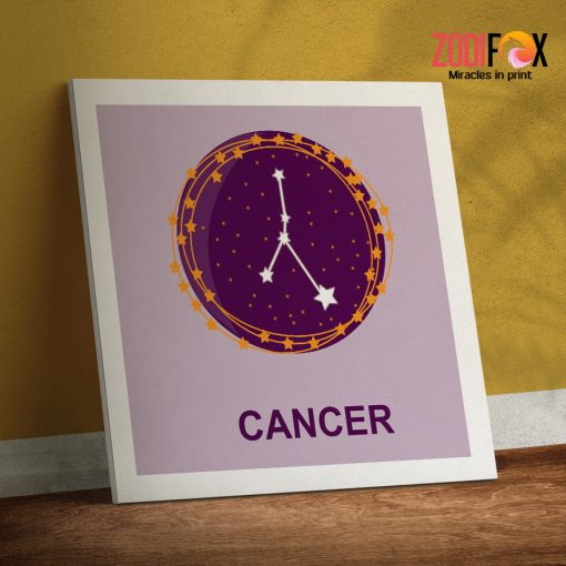 favorite Cancer Purple Canvas astrology presents– CANCER0029