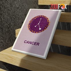favorite Cancer Purple Canvas astrology gifts– CANCER0029
