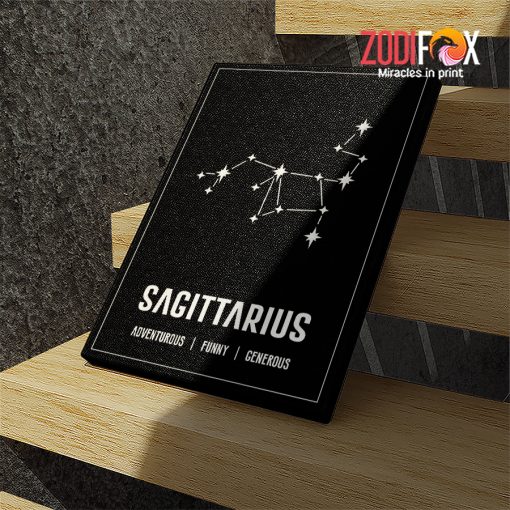 exciting Sagittarrius Funny Canvas zodiac sign presents for horoscope lovers – SAGITTARIUS0029