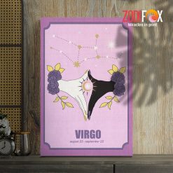 hot Virgo Flower Canvas birthday zodiac presents for astrology lovers – VIRGO0003