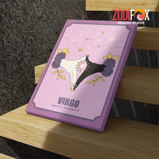 hot Virgo Flower Canvas signs of the zodiac gifts – VIRGO0003