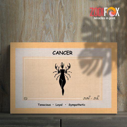lively Cancer Tenacious Canvas gifts according to zodiac signs– CANCER0003