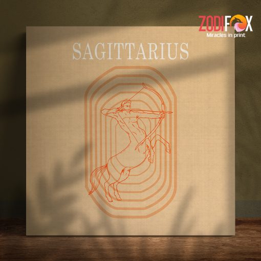 eye-catching Sagittarrius Man Canvas –zodiac presents for horoscope and astrology lovers SAGITTARIUS0031