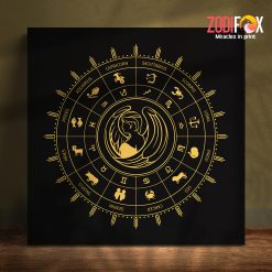 amazing Virgo Gold Canvas birthday zodiac sign presents for astrology lovers – VIRGO0031