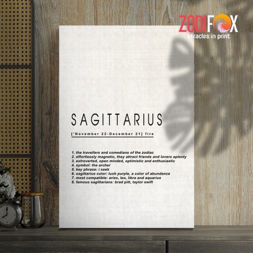 amazing Sagittarrius Simple Canvas zodiac presents for astrology lovers – SAGITTARIUS0032