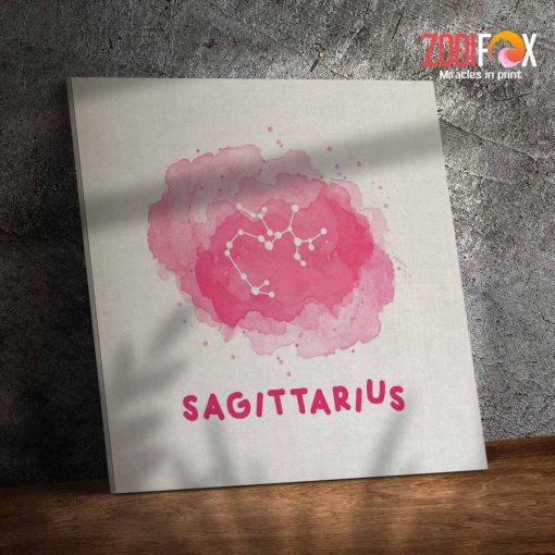 eye-catching Sagittarrius Pink Canvas zodiac sign gifts for horoscope and astrology lovers – SAGITTARIUS0033