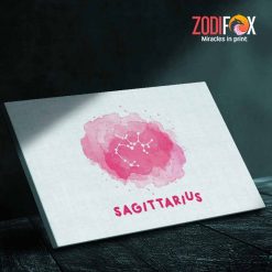meaningful Sagittarrius Pink Canvas zodiac presents for astrology lovers – SAGITTARIUS0033