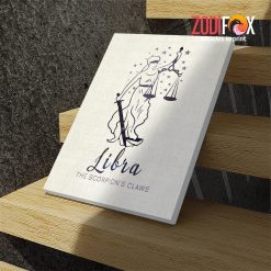 funny funny Libra Claws Canvas zodiac inspired gifts gifts according to zodiac signs – LIBRA0034