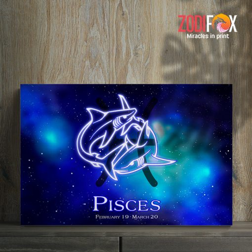 cool Pisces Universe Canvas zodiac presents for astrology lovers – PISCES0034