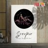 pretty Scorpio Art Canvas birthday zodiac sign gifts for astrology lovers – SCORPIO0036