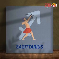 pretty Sagittarrius Art Canvas signs of the zodiac gifts – SAGITTARIUS0036