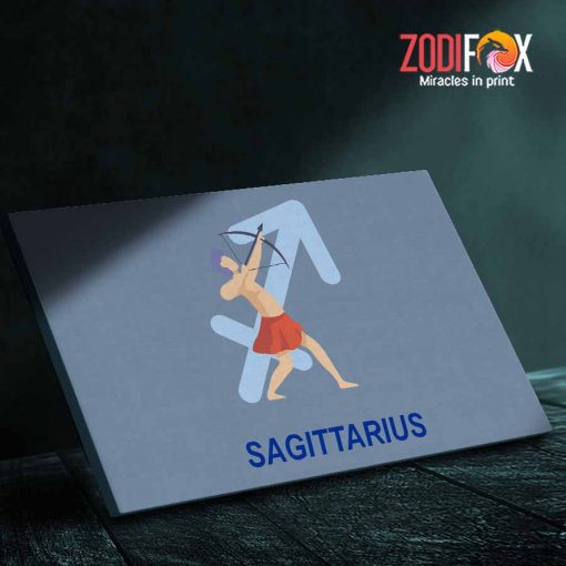 funny Sagittarrius Art Canvas birthday zodiac gifts for astrology lovers – SAGITTARIUS0036