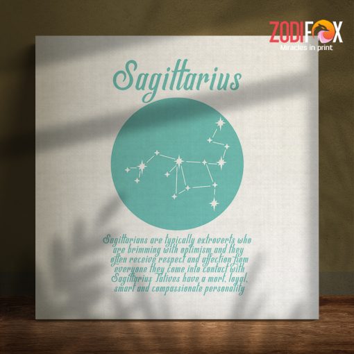 lovely Sagittarrius Constellation Canvas zodiac sign presents for horoscope and astrology lovers – SAGITTARIUS0038