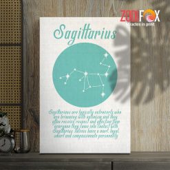 nice Sagittarrius Constellation Canvas birthday zodiac sign presents for astrology lovers – SAGITTARIUS0038