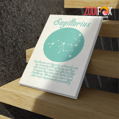 funny Sagittarrius Constellation Canvas zodiac gifts and collectibles – SAGITTARIUS0038