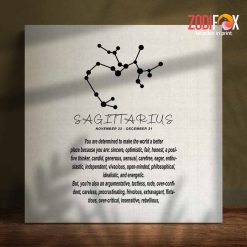 funny Sagittarrius Horoscope Canvas sign gifts – SAGITTARIUS0040