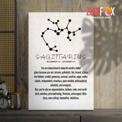 great Sagittarrius Horoscope Canvas astrology gifts – SAGITTARIUS0040