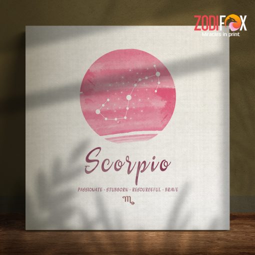 hot Scorpio Watercolor Canvas zodiac inspired gifts – SCORPIO0041