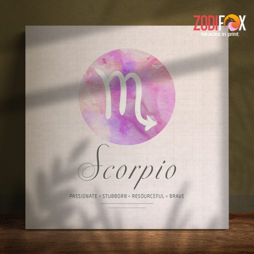 interested Scorpio Purple Canvas sign gifts – SCORPIO0042