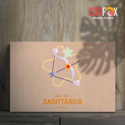 hot Sagittarrius Archer Canvas birthday zodiac sign gifts for horoscope and astrology lovers – SAGITTARIUS0042